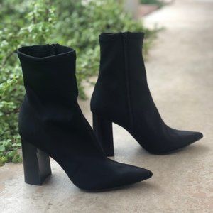 JEFFREY CAMPBELL Siren Stretch Sock Bootie